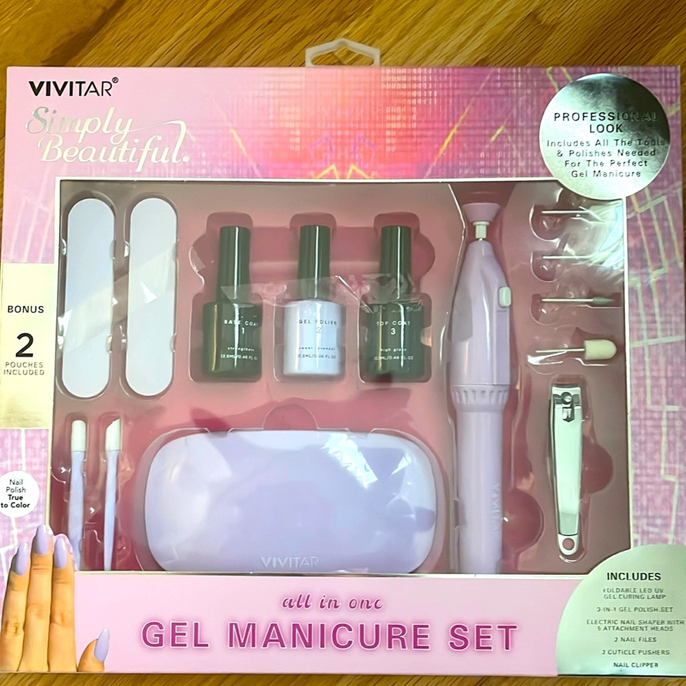 Vivitar gel manicure  set